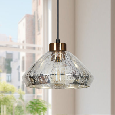 Willa Arlo™ Interiors Brinson 1 - Light 9.8'' W Dome Kitchen Willa Arlo™ Interiors Brinson 1 - Light 9.8'' W Dome Kitchen